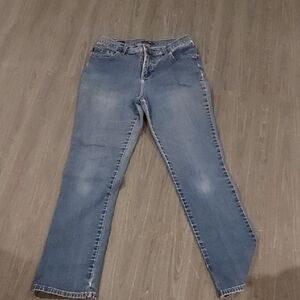 Lee Women's Medium Blue Straight-Leg Jeans